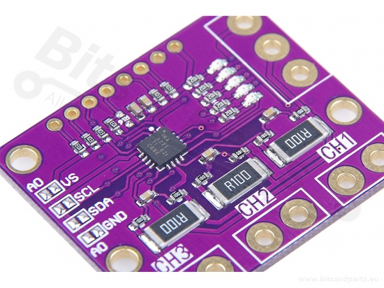 Current Meter/Ammeter + Voltage Meter - INA3221